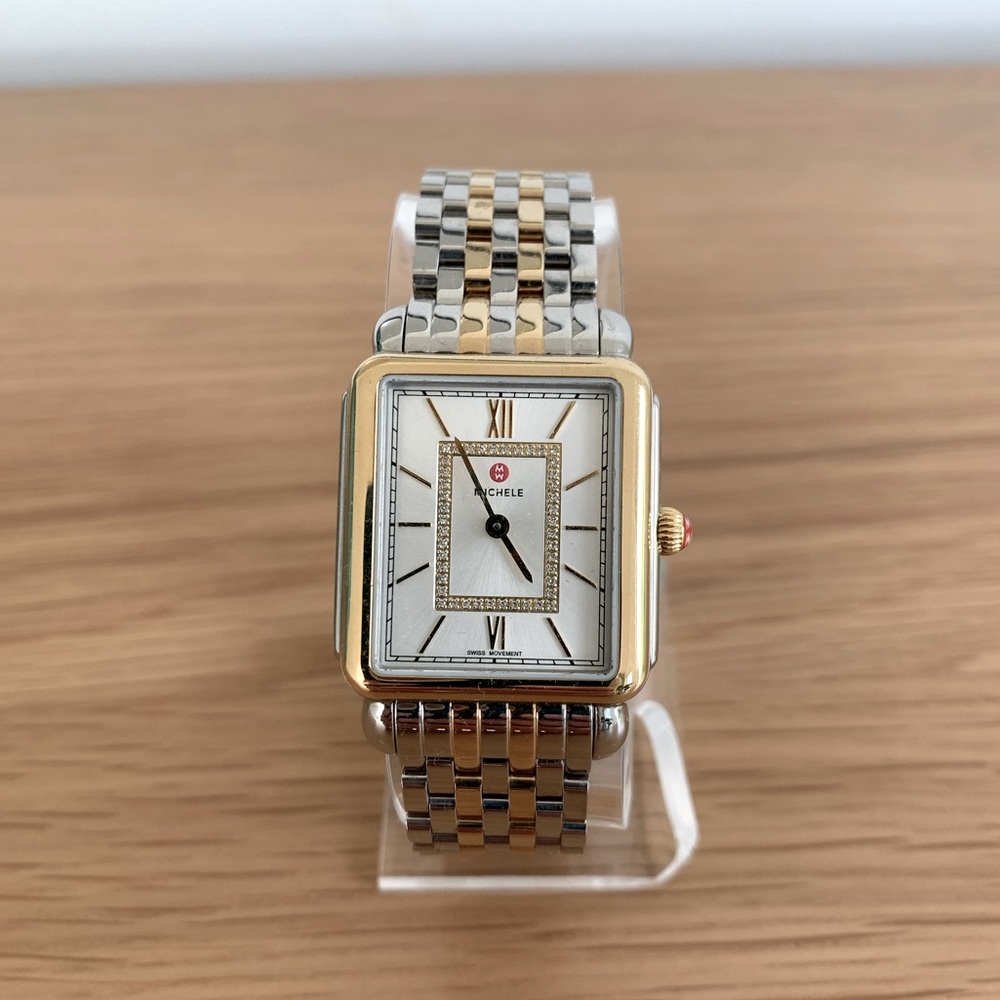 Diamond face Michele watch